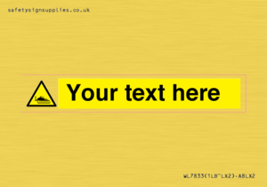 Custom warning grounding cruiser on lock cill